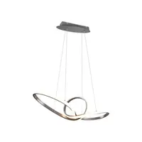 LED závesné osvetlenie Reality Sansa nikel R32751107