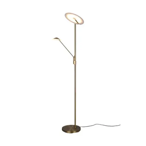 LED stojaca lampa Trio Brantford mosadz 425610204