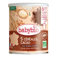 Babybio Nemléčná kaše s kakaem 220 g