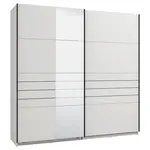 Xora SKŘÍŇ S POSOUVACÍMI DVEŘMI, bílá, 220/217,5/61 cm