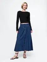 GAP Dámské Džínová midi sukně Western Americana 731752-00 Velikost: 28