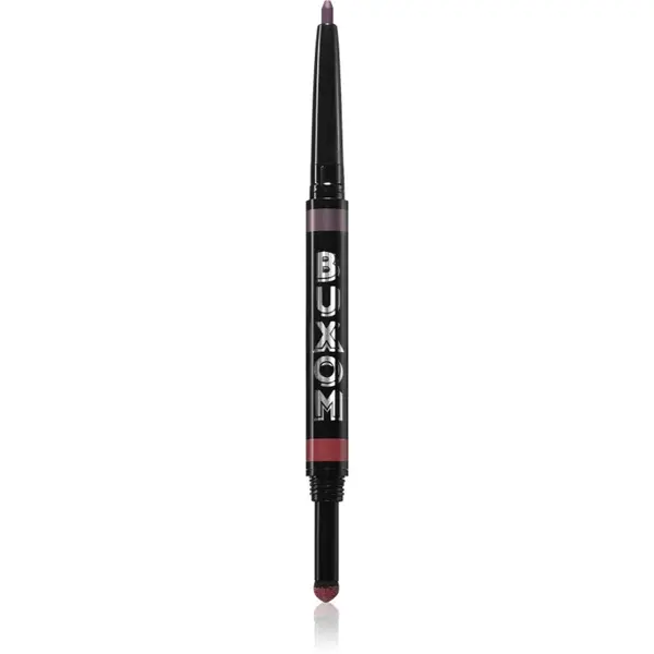 Buxom FLIP SIDE DUAL-ENDED EYELINER & SHADOW krémové očné tiene a linky v ceruzke odtieň Burgundy Bestie 0.78 g