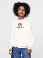 GAP Dívčí Dětská oversize mikina Americana 745911-02 Velikost: XS