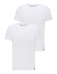 Pánské tričko LEE L680CM12 TWIN PACK CREW WHITE Velikost: L