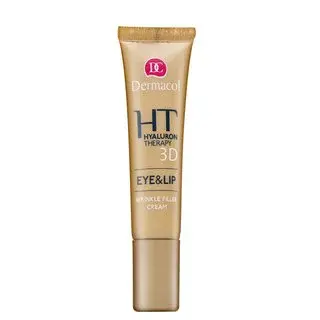 Dermacol Hyaluron Therapy 3D Eye & Lip Cream omlazující sérum obnovující hutnost pleti v okolí očí a rtů 15 ml