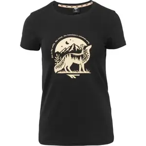 Hi-Tec VOLFI Dámské bavlněné triko, černá, velikost
