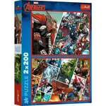 Trefl Puzzle Marvel 2 x 200 dílků Obránci světa