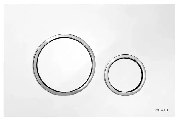 Sapho - Ovládanie splachovania, biela/chróm P47-0201-0250