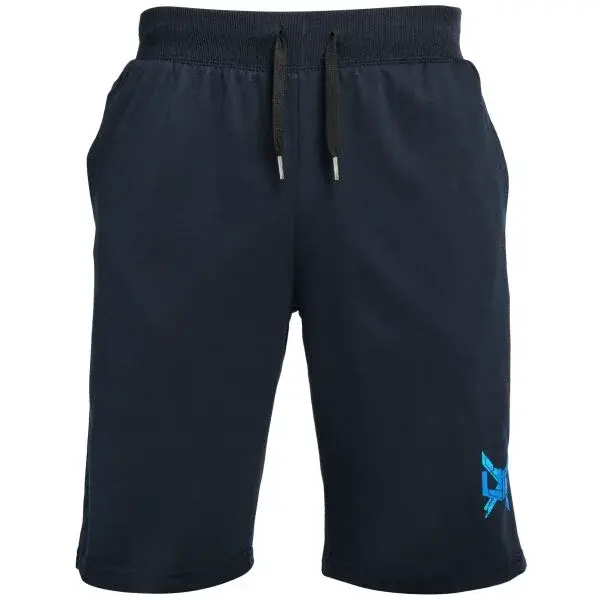 Willard EBO Pohodlné pánské úpletové šortky, tmavě modrá, velikost