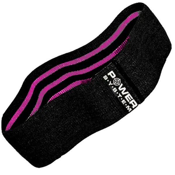 Power System Booty Band level 1 těžká - růžová