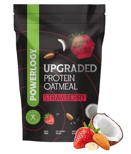 POWERLOGY Upgraded Protein Oatmeal Strawberry 350 g