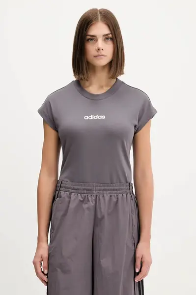 Bavlněné tričko adidas Essentials Linear