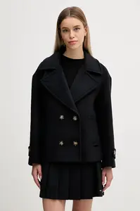 Kabát s příměsí vlny Sisley