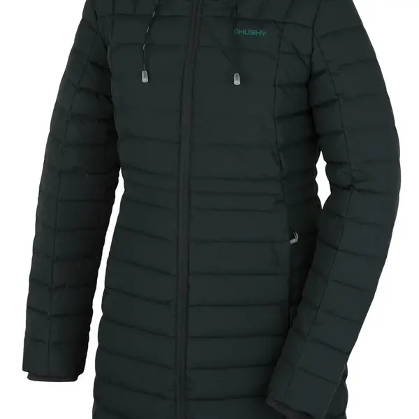 Husky Daili L L, dark green Dámský péřový kabát