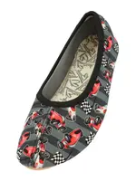 BECK Papuče  sivá / tmavosivá / brusnicová / biela