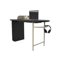 Čierny písací stôl ELANO