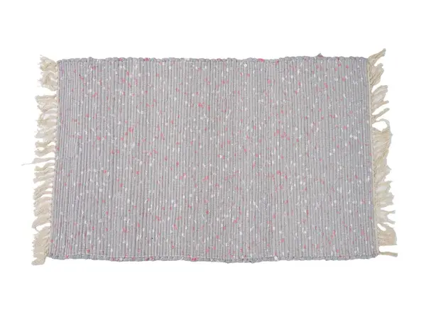 Koberec RENSKE 60x90 cm, svetlosivý/vzorovaný