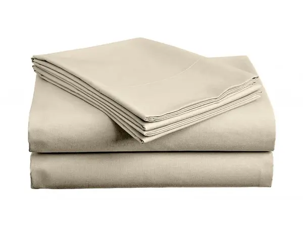 Bavlněné prostěradlo LUX béžové 220x240 cm