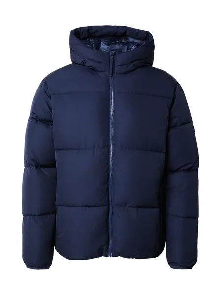 HOLLISTER Zimná bunda  námornícka modrá