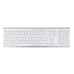 Powerton LIFE ULTRASLIM Klávesnice bezdrátová CZ/SK, stříbrná