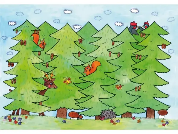 Marionetino - Prídavná kulisa - Červená Čiapočka