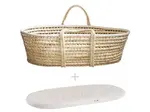 Ahojbaby Mojžišov košík pre bábätko Corn Natural + matrac Basic