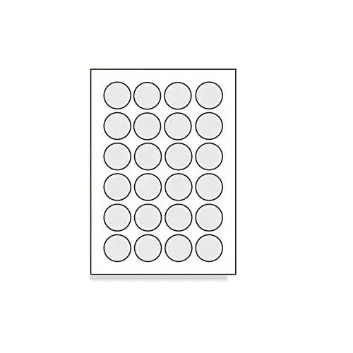 Samolepicí etikety 40 mm, 24 etiket, A4, 100 listů, kulaté