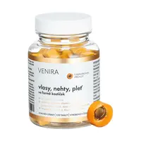 VENIRA srdíčka pro vlasy, nehty a pleť meruňka, 120 srdíček