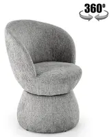 HALMAR Otočná jídelní židle K581 šedá