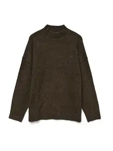 VERO MODA Sveter 'VMILSE'  čokoládová
