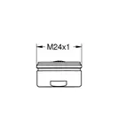 Grohe - Perlátor M24x1, chróm 48159000