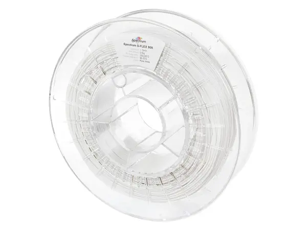Spectrum 80254 3D filament, S-Flex 90A, 1,75mm, 500g, polar white