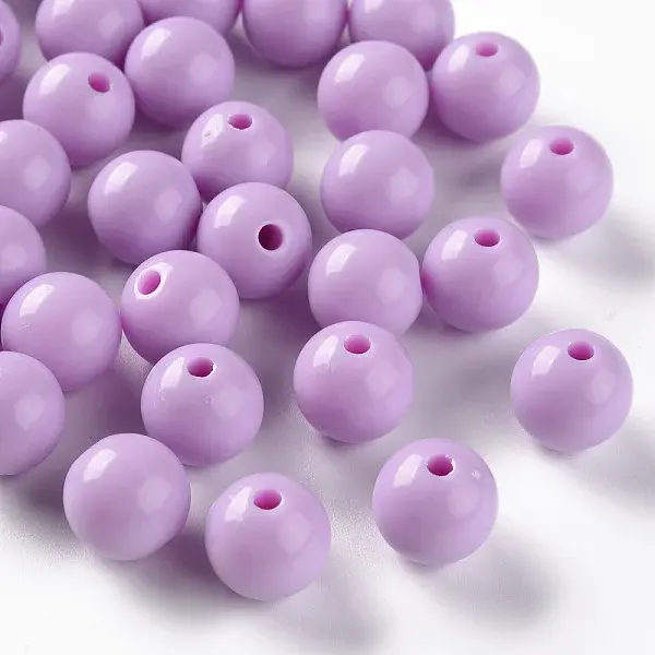 Opaque Acrylic Beads
