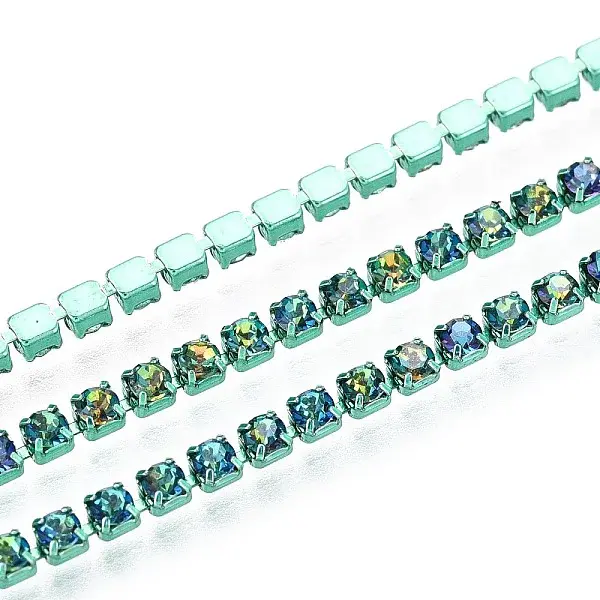 Iron Rhinestone Cup Chains