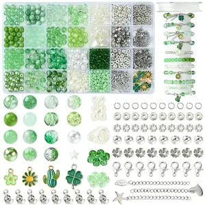 DIY Glass Beads Bracelets Jewelry Making Kit
