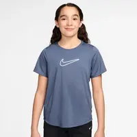 Nike One Fitted Big Kids (Girls) Dri-FIT Short-Sleeve Top S