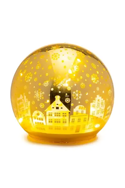 Vánoční LED dekorace Palais Royal 12 cm žlutá barva