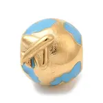 304 Stainless Steel Enamel European Beads