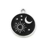 Rack Plating Alloy Enamel Pendants