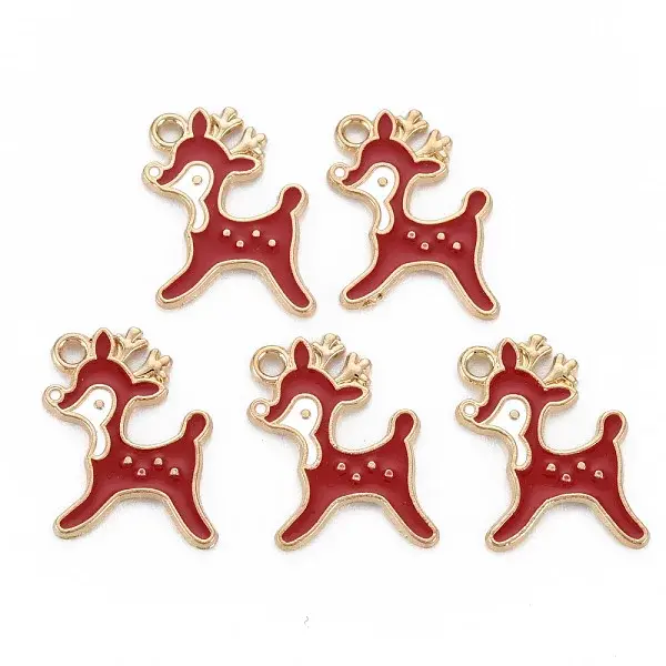 Alloy Enamel Pendants