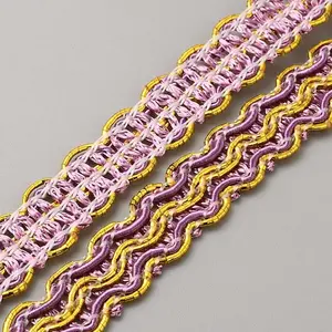 Polyester Wavy Lace Ribbon