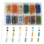 Silver Lined Glass Bugle Beads