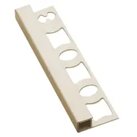 Lišta ukončovací "hranatá" Profil-EU krémová, PVC, dĺžka 250 cm, výška hrany 8 mm, LH825024