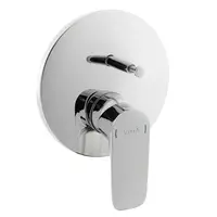 Vitra S50 sprchová a vaňová batéria bez podomietkového telesa chróm SIKOBVIS50215