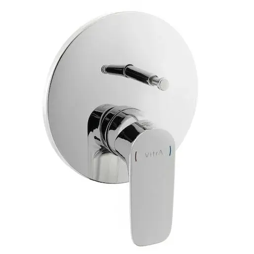 Vitra S50 sprchová a vaňová batéria bez podomietkového telesa chróm SIKOBVIS50215