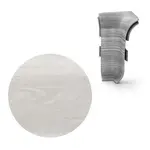 Vnitřní roh k soklu Naturel Geelong , PVC dĺžka 0,5 cm, výška hrany 56 mm, NATNGTWH3