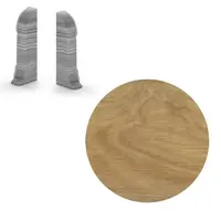 Koncovka k soklu Naturel dub galský , PVC dĺžka 0,5 cm, výška hrany 56 mm, NATNGTK51