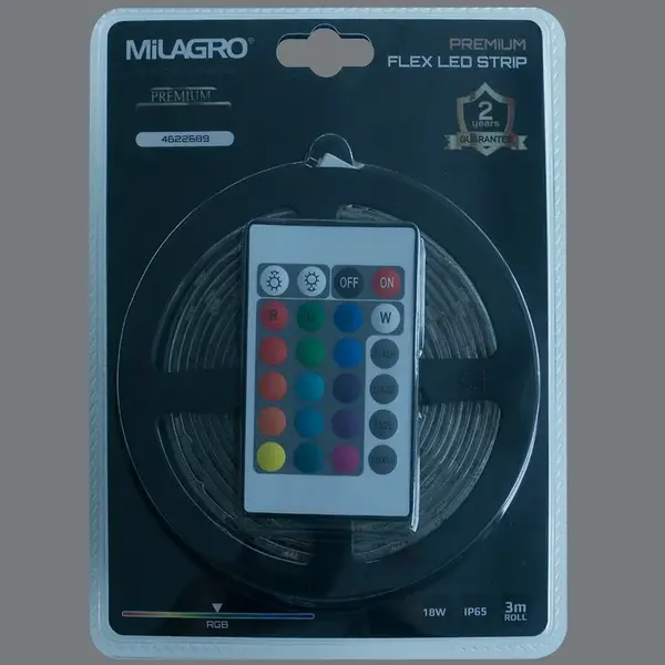 Súprava  LED RGB 3M + STR/diaľkové ovládanie MLZ8028