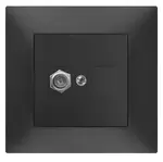 Zásuvka TV typ FF s rámčekom 1786-09