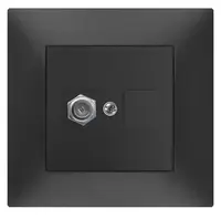 Zásuvka TV typ FF s rámčekom 1786-09